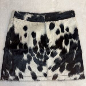 Cowhide Skirt